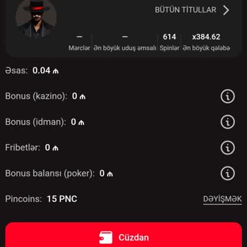 Pinco Casino Kazandığım 1770 AZN’lik Ödül Haksız Şekilde Silindi