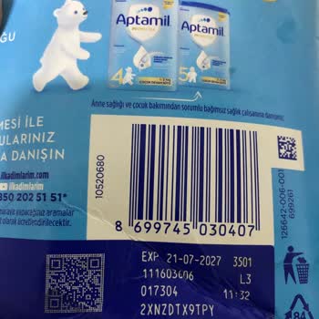 Aptamil 2 Mama Gramajının Az Olması Ve Topaklanma Sorunu