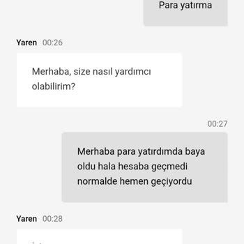 1000 TL Yatırma İşlemi Hesaba Yansımıyor, Müşteri Desteği Sessiz