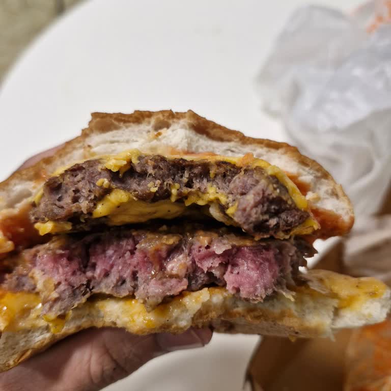 Çiğ Et İçeren Burger Aldım Ve İade Talep Ediyorum