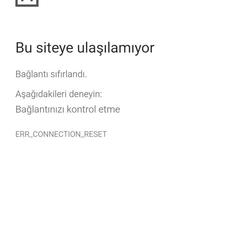 Telefon Tarayıcısından Dinamobet’e Girişte Bağlantı Sıfırlandı Hatası