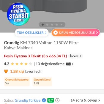Grundig Servis Onarımı Reddedildi, Zorunlu Ücretli Değişim Ve Yanıltıcı Fiyat Teklifi