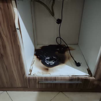 Luxell Ankastre Fırının Yangın Tehlikesi Ve Mutfak Hasarı