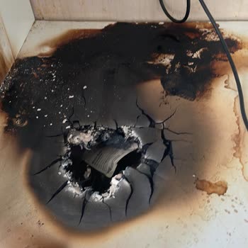 Luxell Ankastre Fırının Yangın Tehlikesi Ve Mutfak Hasarı