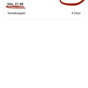 Teslim Edilmemiş Burger King Siparişi İçin Ücret İadesi Talebi