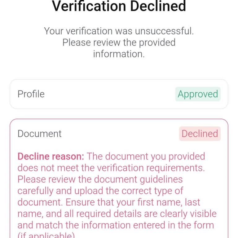 1win KYC Documents Rejected for Blur but No Option to Resubmit