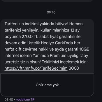 Kırmızı Fırsat 20 Tarifesinde 270 TL Garantili Teklif İle 370 TL Görünen Fiyat Arasındaki Çelişki