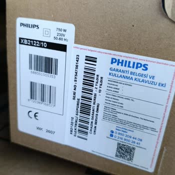 Philips Süpürge Başlığı Eksik Gönderildi, Hemen Tamamlanmalı