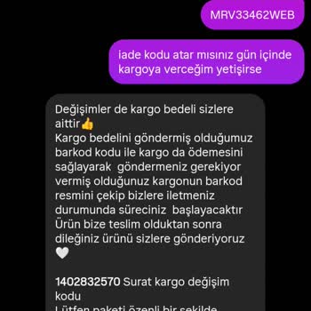 İç Gösteren Elbise İçin İade Reddi Ve Gecikmeli Kargo