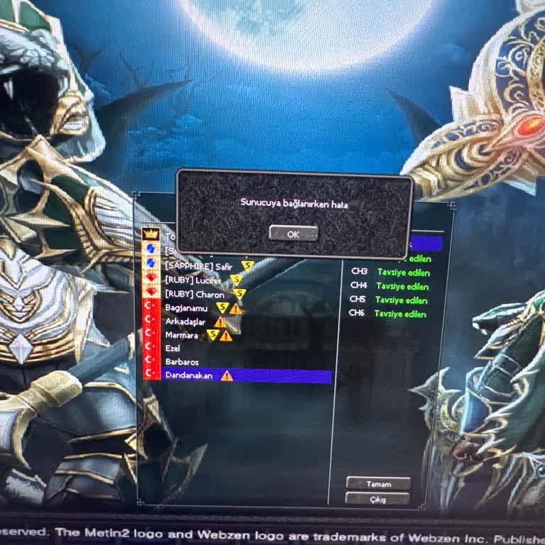 Acil Çevrim İçi Oyunlarda Sürekli Bağlantı Kesintisi