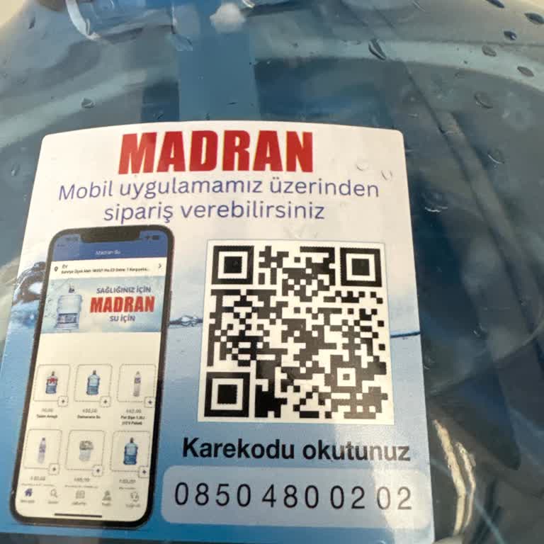 Madran Damacana Suyunda 2020 QR Kodu Görülmesi Tazelik Şüphesi Oluşturdu