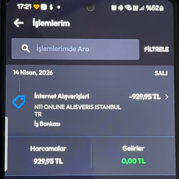 N11’de Ödeme Çekildi, Sipariş Oluşmadı, İade Bekliyor
