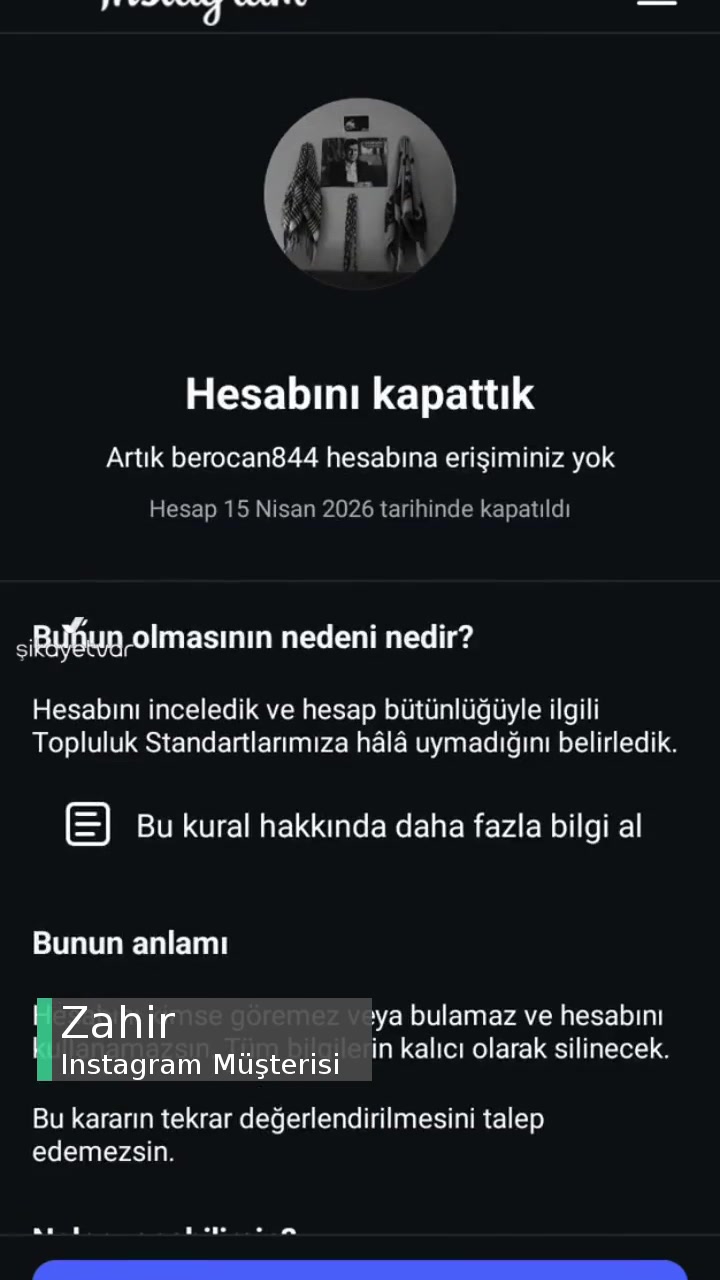 Instagram Hesabım Açılsın! videonun kapak resmi