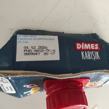 Dimes Meyve Suyunda Pansuman Pedi Benzeri Yabancı Madde