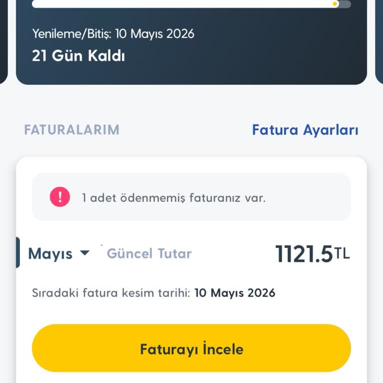 Aynı Pakette Faturanın 650 TL’den 1121 TL’ye Çıktığına Şikayet