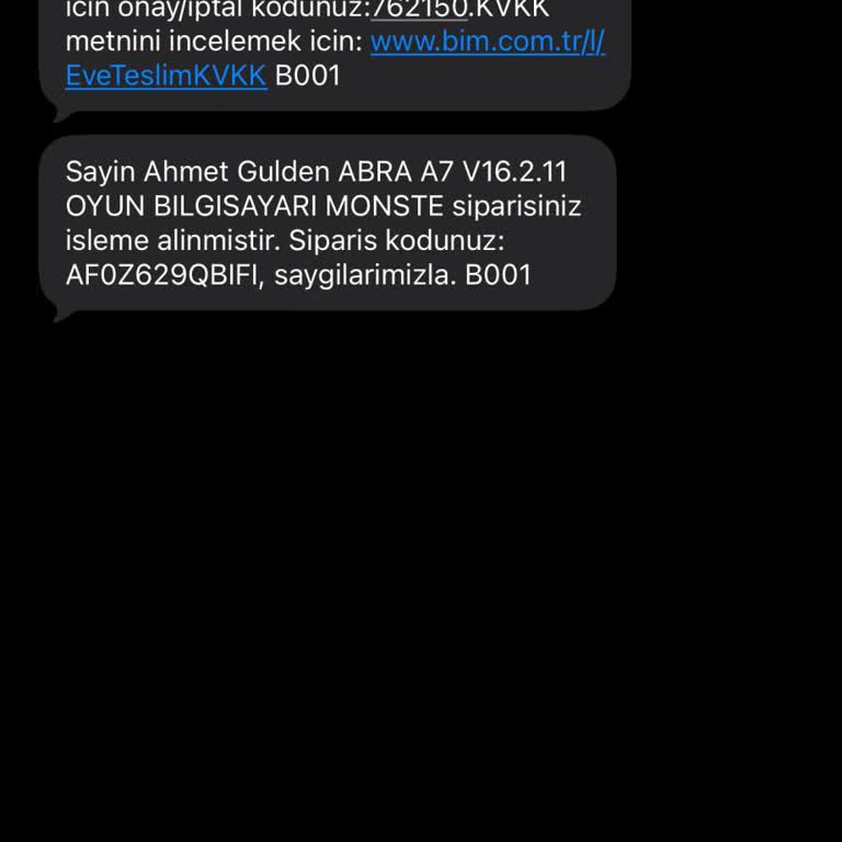 BİM Mağazasında Sipariş Takibi Olmadığı İçin Kargo Durumu Bilinmiyor