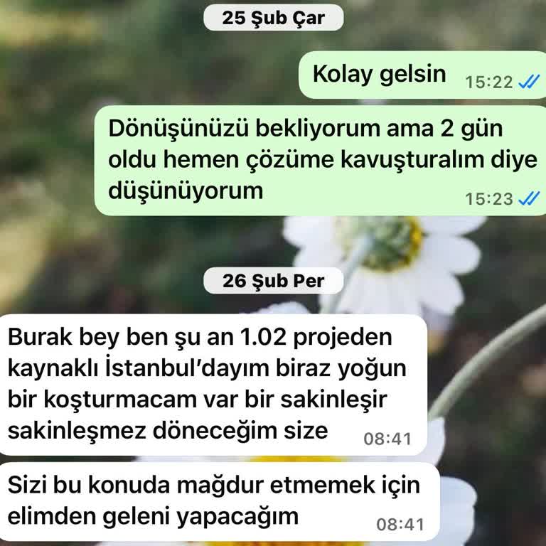 116.500 TL'lik Masalar Teslim Edilmedi Cevapsız İade Talebi
