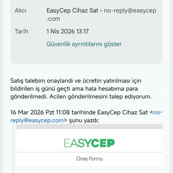 EasyCep’in 23.000 TL Ödemesini Geciktirmesi Ve Söz Verilen Süreye Uymaması