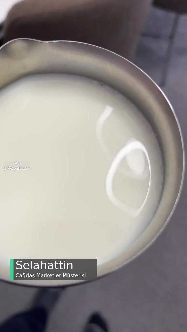 Çağdaş Marketler Bozuk Çıkan AOÇ Günlük Süt! videonun kapak resmi