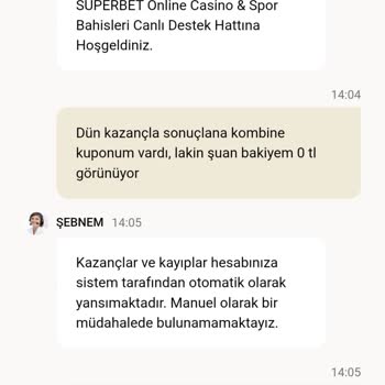Superbet’te Kazancım Silindi Ve Ödeme Yapılmadı