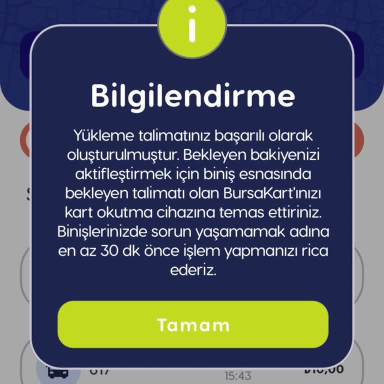 Bursakart’ta 200 TL Yükleme Sonrası Bekleyen Bakiye Ve Yetersiz Bakiye Hatası