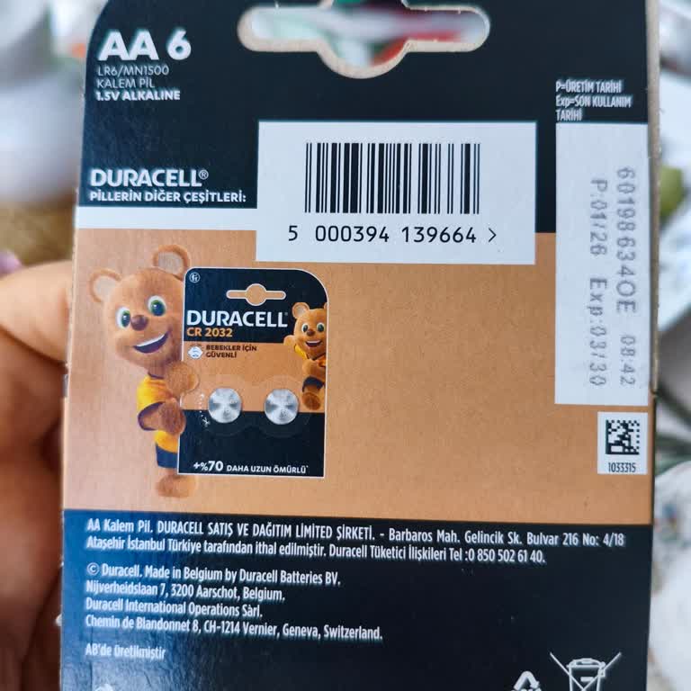 Yeni Alınan Duracell Pil Seti Çalışmadı, Değişim Ve İade Talebi