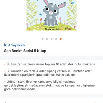 Yanıltıcı Ürün Açıklaması Nedeniyle 5 Kitaplık Setin Eksik Gönderilmesi