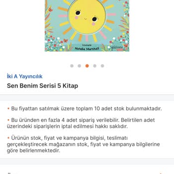 Yanıltıcı Ürün Açıklaması Nedeniyle 5 Kitaplık Setin Eksik Gönderilmesi