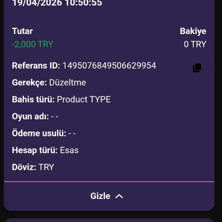 Tekslot Sorularıma Net Bir Açıklama Getirilmedi