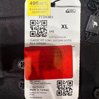 Beden Değişiminde Kampanya Kodu Sebebiyle 149,99 TL Fiyat Farkı Talebi