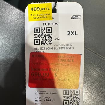 Beden Değişiminde Kampanya Kodu Sebebiyle 149,99 TL Fiyat Farkı Talebi