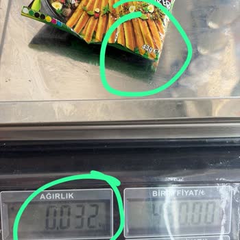 Krispi Baharatlı Cipste 43 Gram Olması Gereken Ürün 32 Gram Geldi