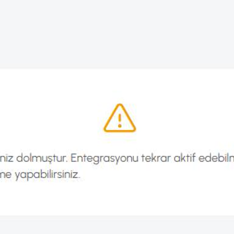 Lisanslı Trendyol Ve Hepsiburada Entegrasyonunun Kesintisi Ve Destek Yanıtı Yok