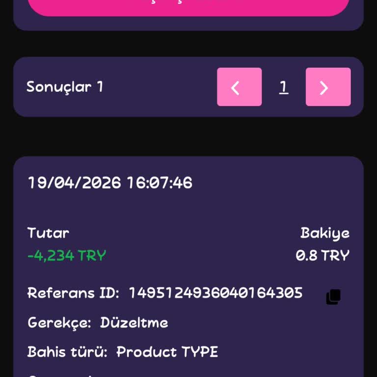 Tekslot 4.234 TL Bakiyemin Silinmesini Kabul Etmiyorum