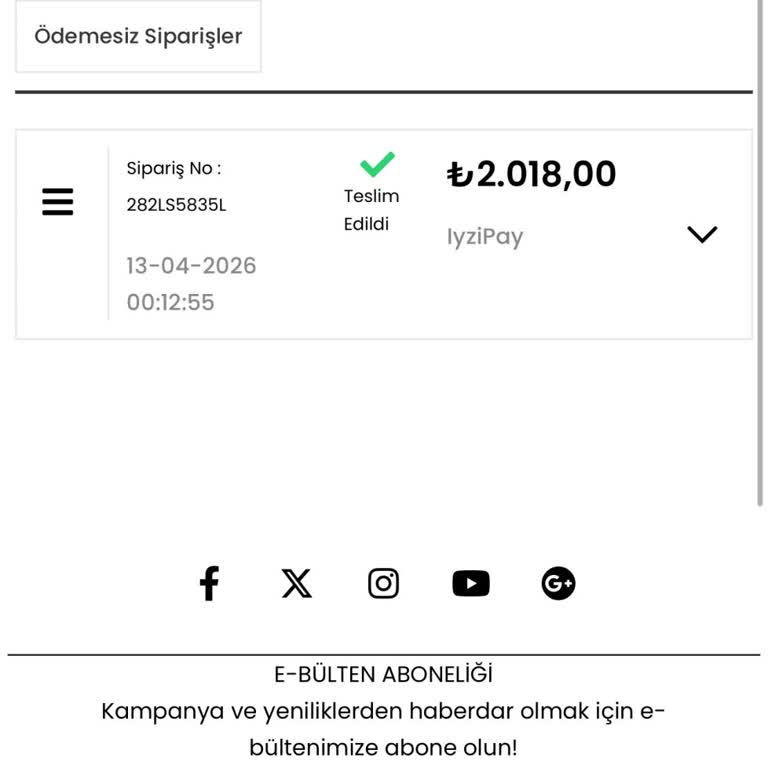 Eksik Gönderilen Ve Yanlış Bedenli Ürünler İçin Tam İptal Ve İade Talebi