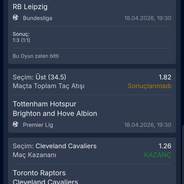 Betoffice'ta Tottenham Maçına Taç Üstü Bahisimin Sonuçlandırılamaması