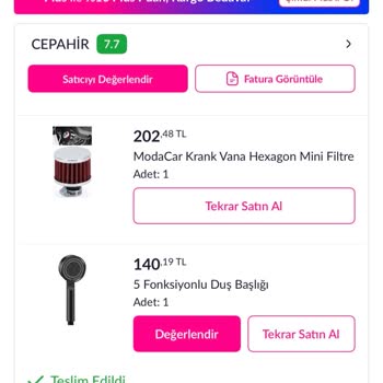 Kırık Gelen Ürün Ve Gönderilmeyen Ürün İçin İade Talebi