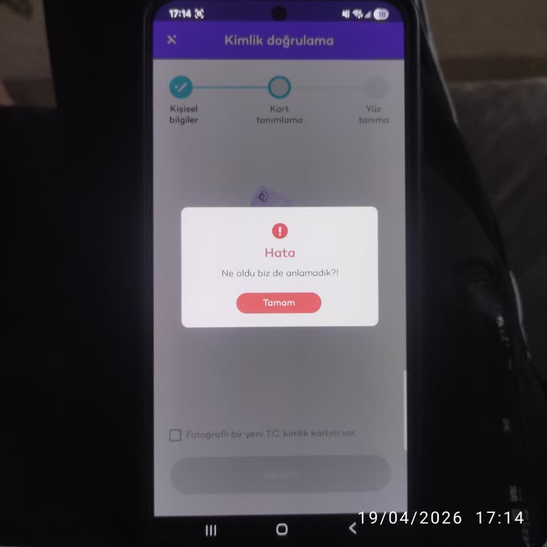Kimlik Doğrulama Sorunu Ve Müşteri Desteği Yok