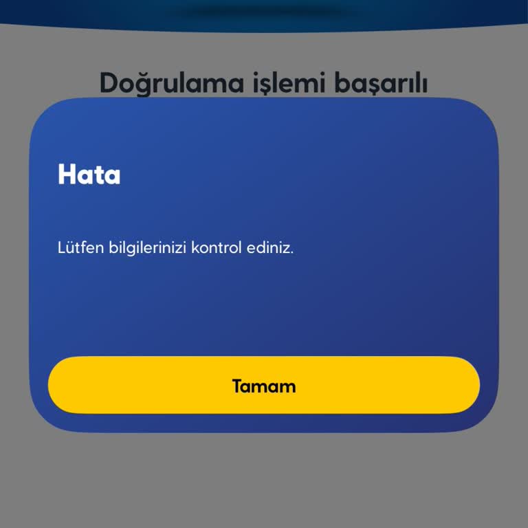 Turkcell Uygulamasında Hattı Devir Etme İşleminde Eksik Bilgi Hatası