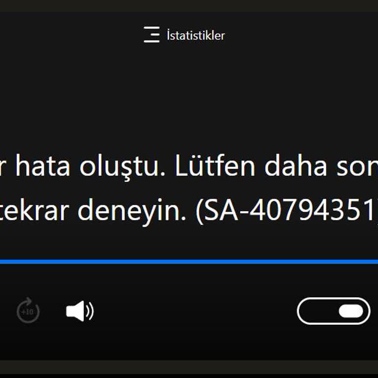Super Lig Paketi İçin Sa-40794351 Hatası Ve Yayın Kesintisi