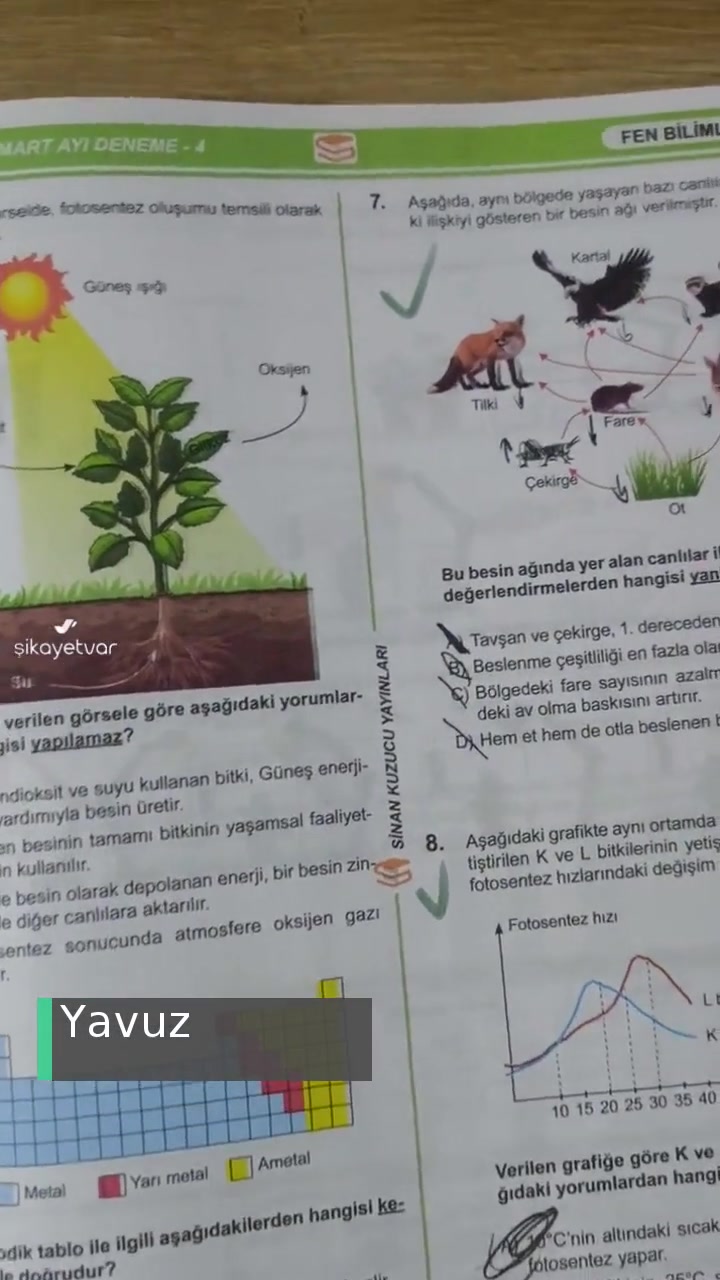 Sinan Kuzucu Fen Soru Bankası Hataları videonun kapak resmi