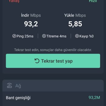 Taahhüt Edilen 200 Mbps Hıza Ulaşamama Ve Sürekli Donma Sorunu