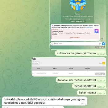 Telegram Çekilişinde Yanlış Hesap Bildirimi Nedeniyle 50 Bin TL Ödülün Ödenmemesi