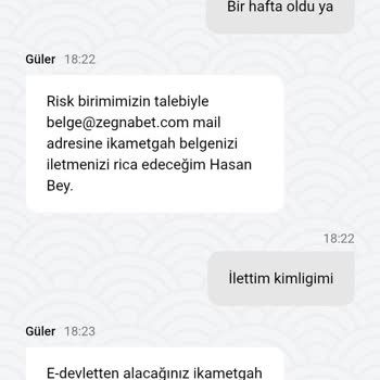 Zegnabet'ten 8.950 TL Ödeme Gecikmesi Ve Çözüm Talebi