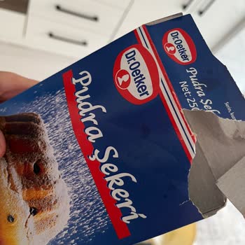 Dr. Oetker Pudra Şekerinde Taş Benzeri Yabancı Madde Tespit Edildi