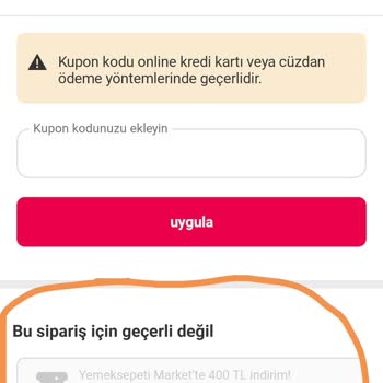 Erzurum Yakutiye’de 400 TL’lik Myedenred Kodu Restoranlarda Kullanılamıyor