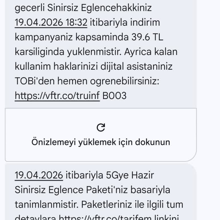 Vodafone İzinsiz Eğlence Paketi Üyeliği Ve Çelişkili Açıklamalar Hakkında Şikayet