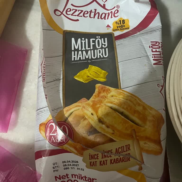 Lezzethane Milföy Hamurunda Yarı Ürün Eksikliği Ve Yanıltıcı Etiket
