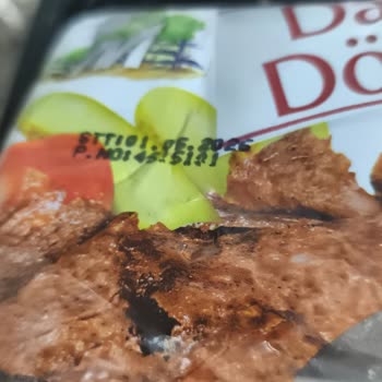 Migros Sanal Market'ten Gelen Et Dönerin Tarihi 18 Gün Geçmiş