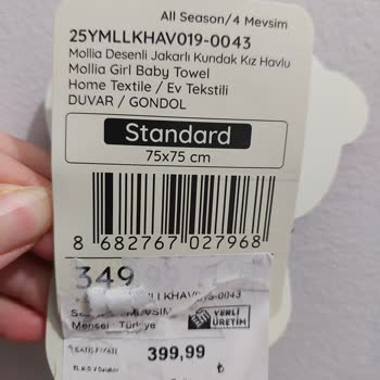 E-bebek Mini Bergama Şubesinde Yanıltıcı Etiketle 50 TL Fazla Ücret Alındı